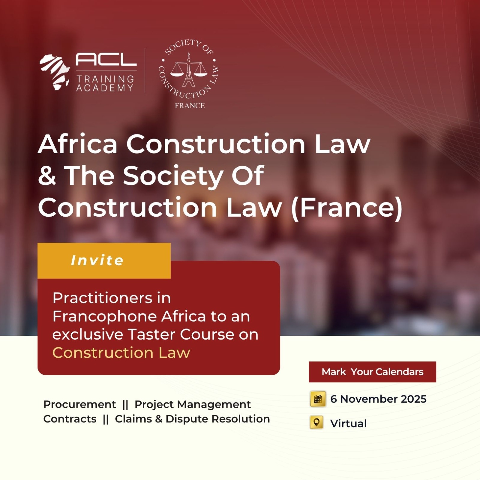 Africa Construction Law & The Society Of Construction Law (France)